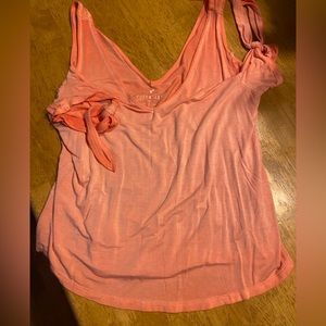 American eagle open shoulder top